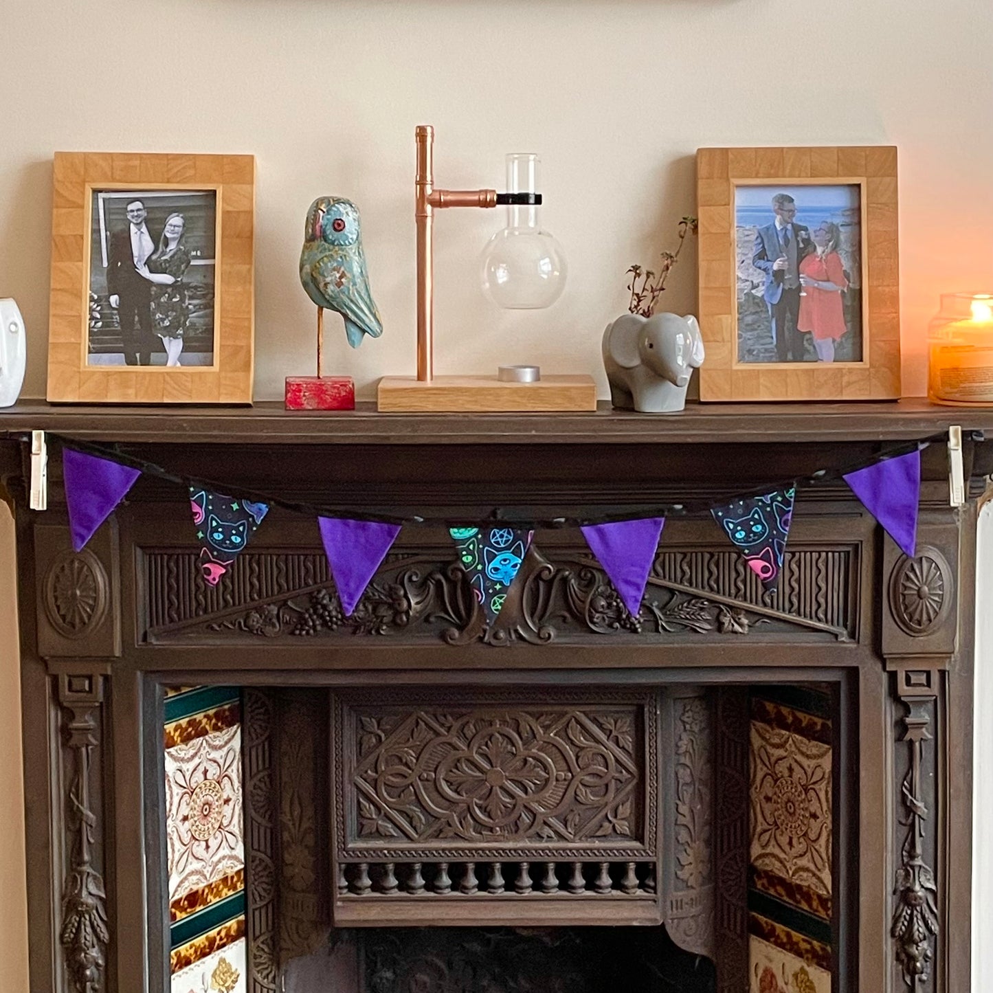 Witchy Kitties - Mini Eco Bunting