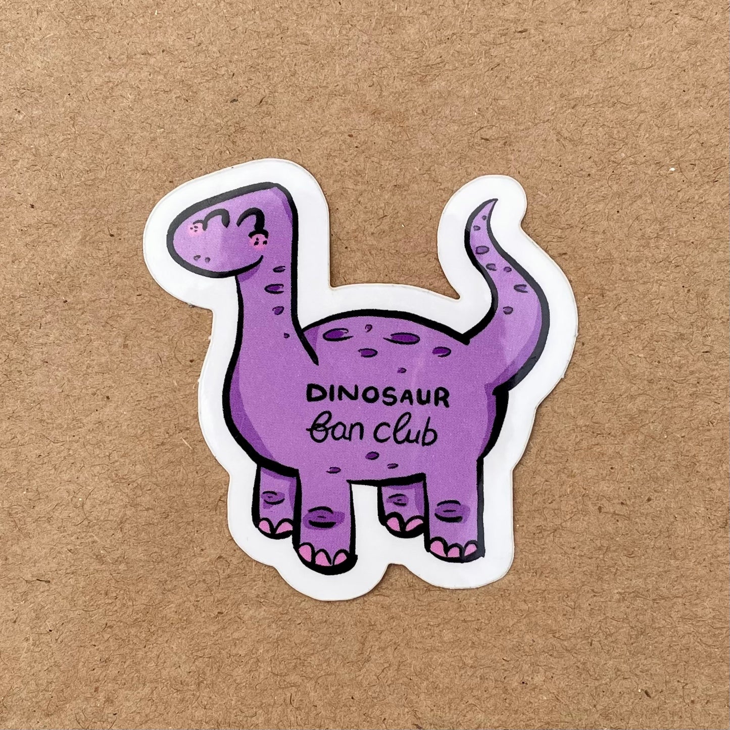 Dinosaur Fan Club Sticker