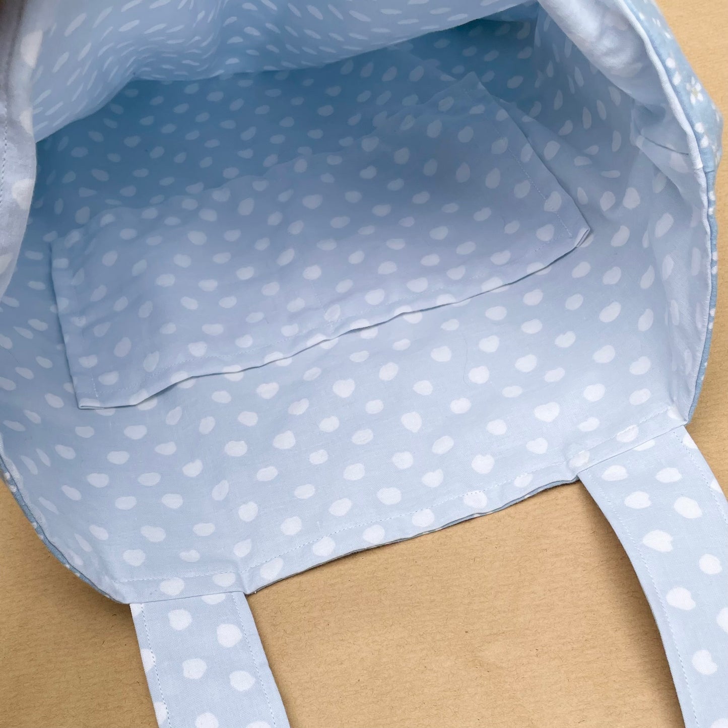Forget Me Not - Recycled Tote Bag
