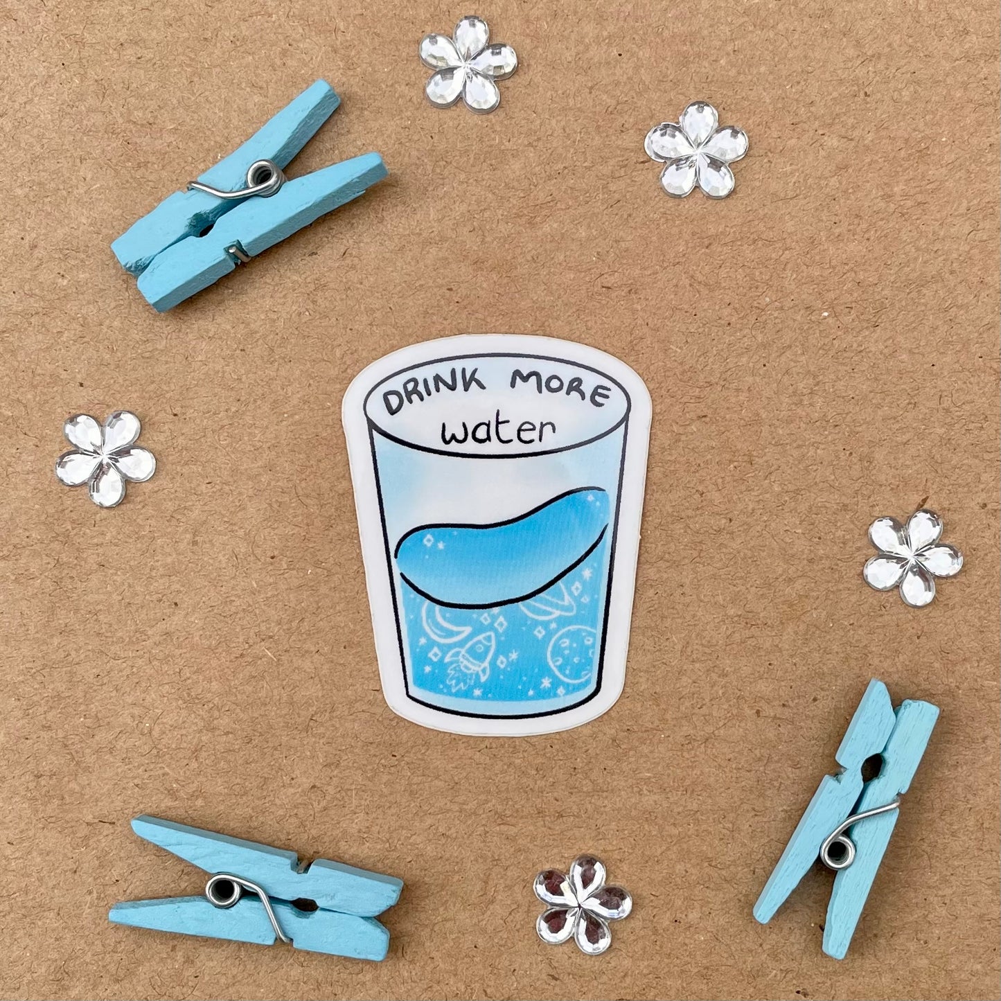 Drink More Water Sticker