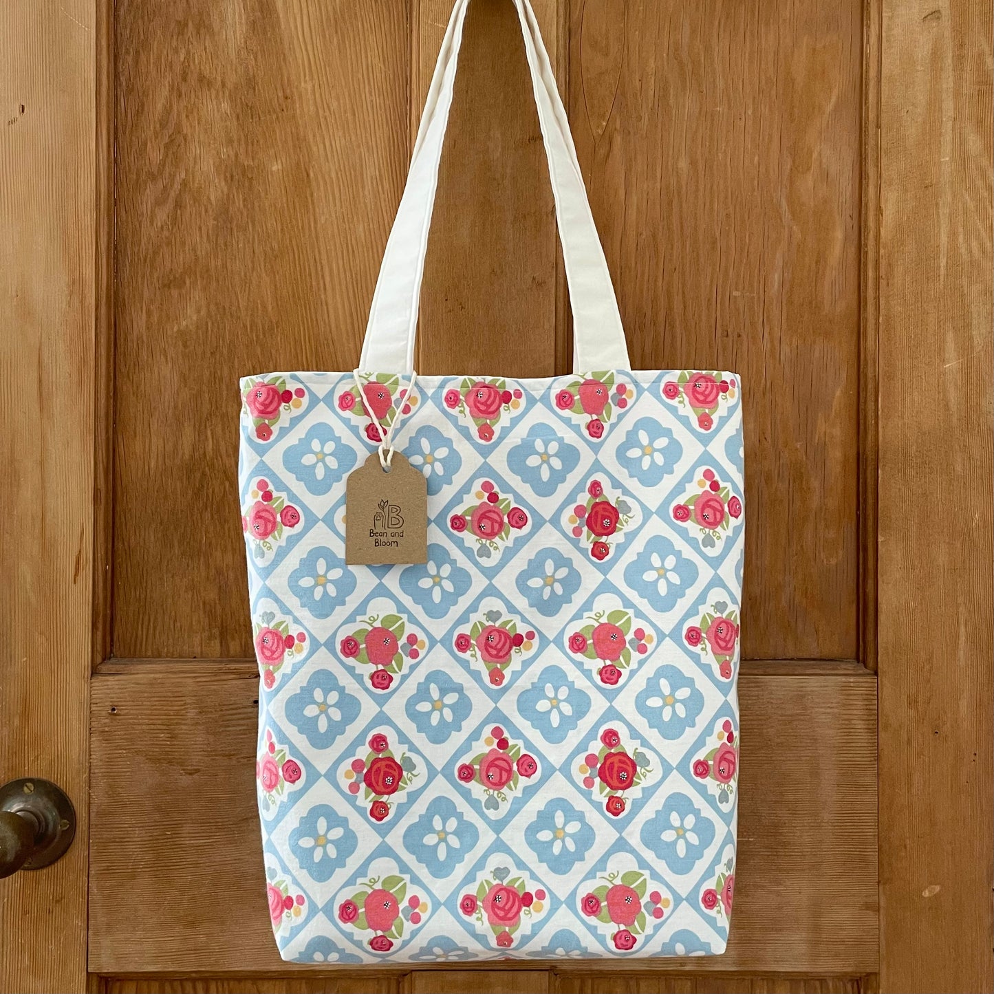 Summery Floral - Recycled Tote Bag