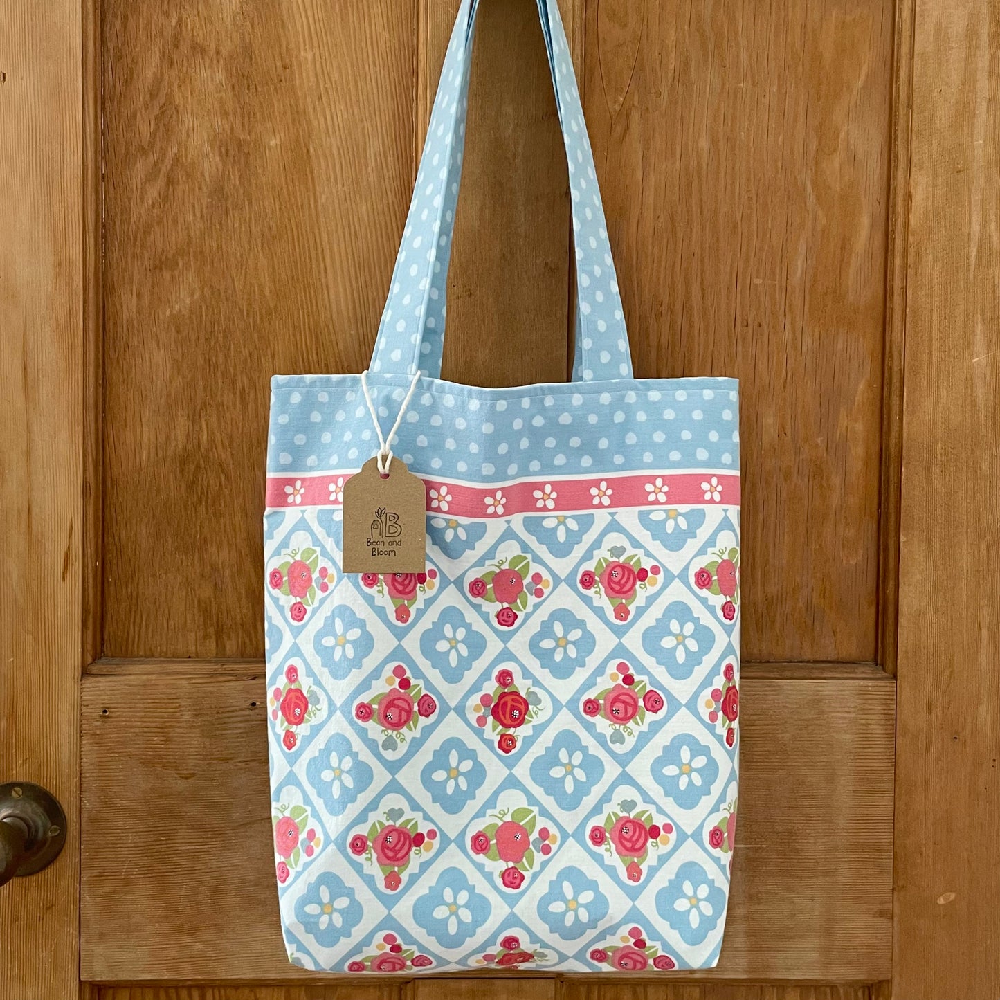 Flower Mosaic - Recycled Tote Bag