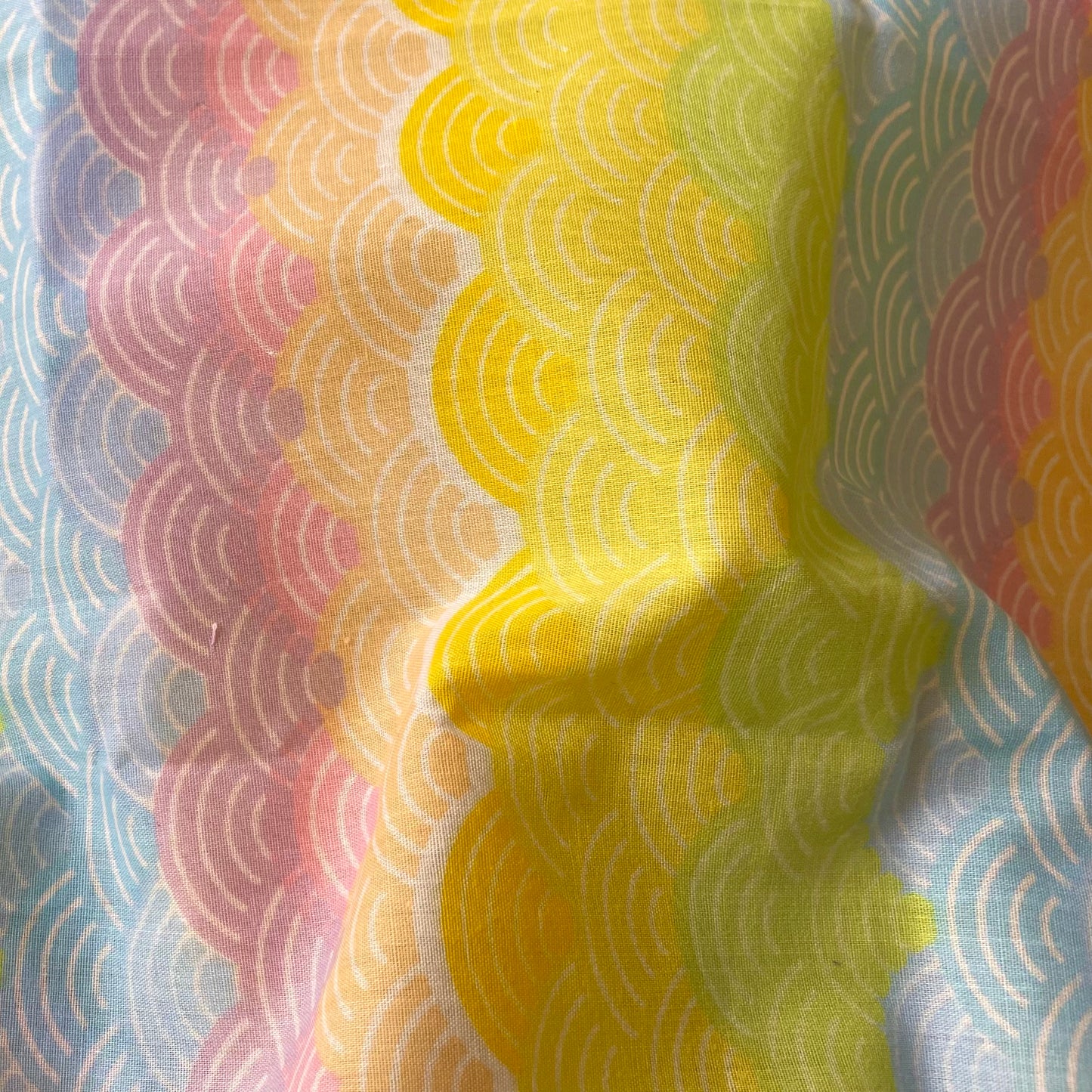 Pastel Rainbow - Recycled Scrunchie