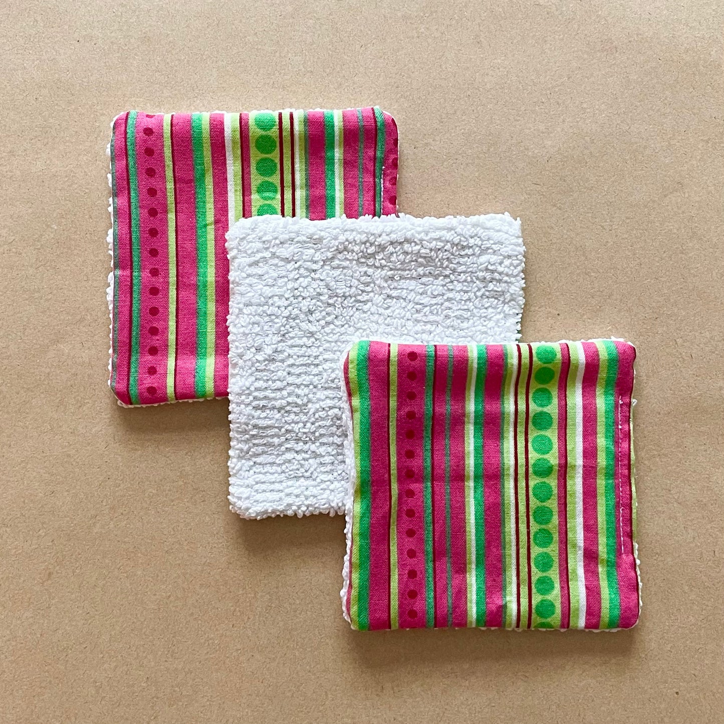 Funky Stripe - Eco Skincare Scrubbies