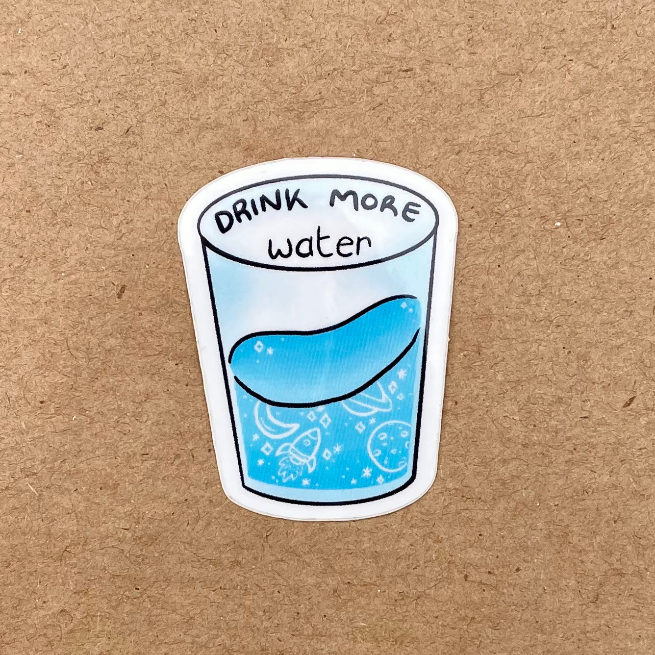 Drink More Water Sticker