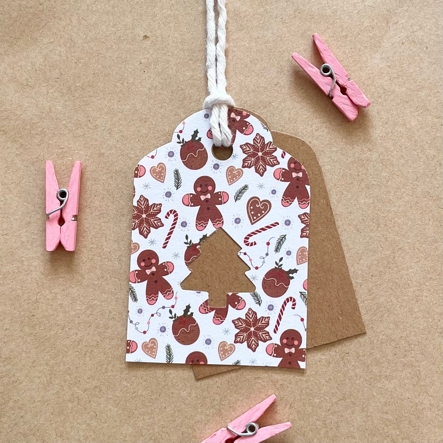 Gingerbread Wishes - Eco Gift Tags