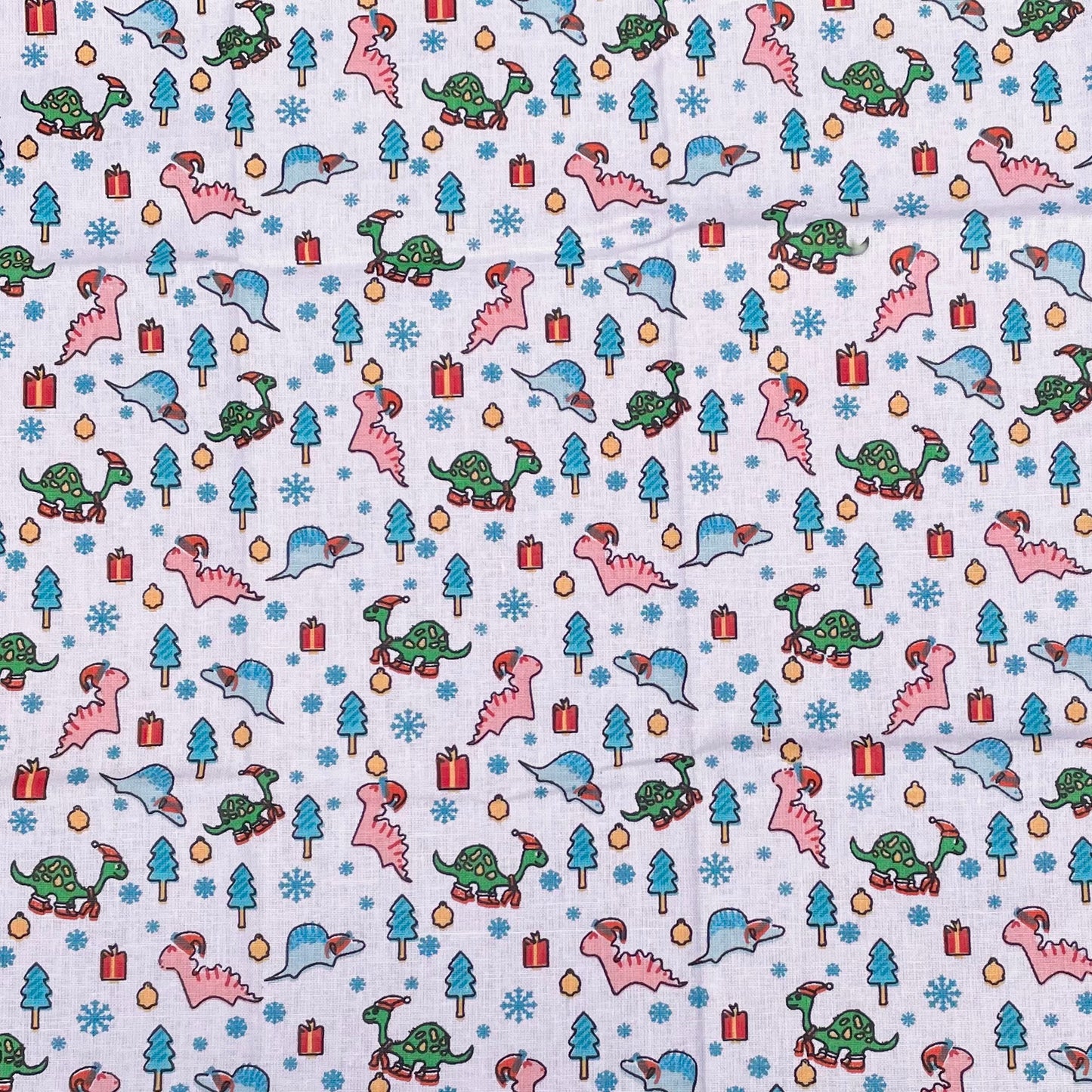 Jurassic Christmas - Recycled Scrunchie