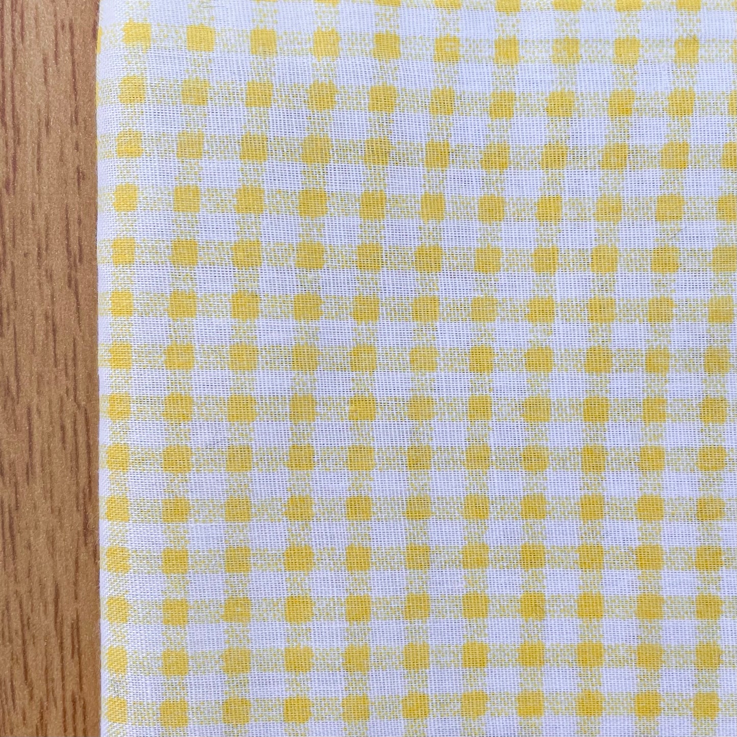 Sunshine Gingham - Recycled Scrunchie