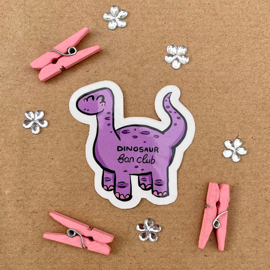 Dinosaur Fan Club Sticker