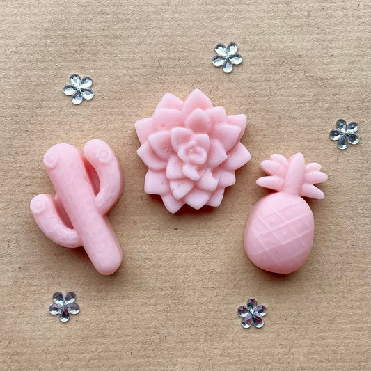 White Peach - Recycled Wax Melts in Assorted Shapes (3x)