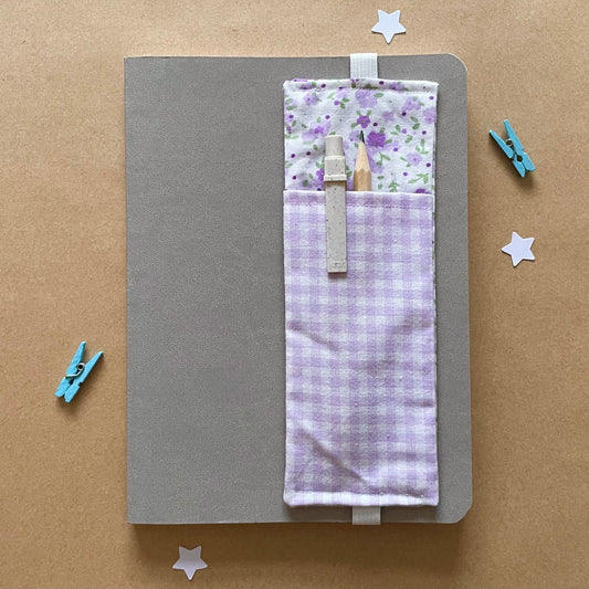 Lilac Cottagecore - Recycled Pen Pocket