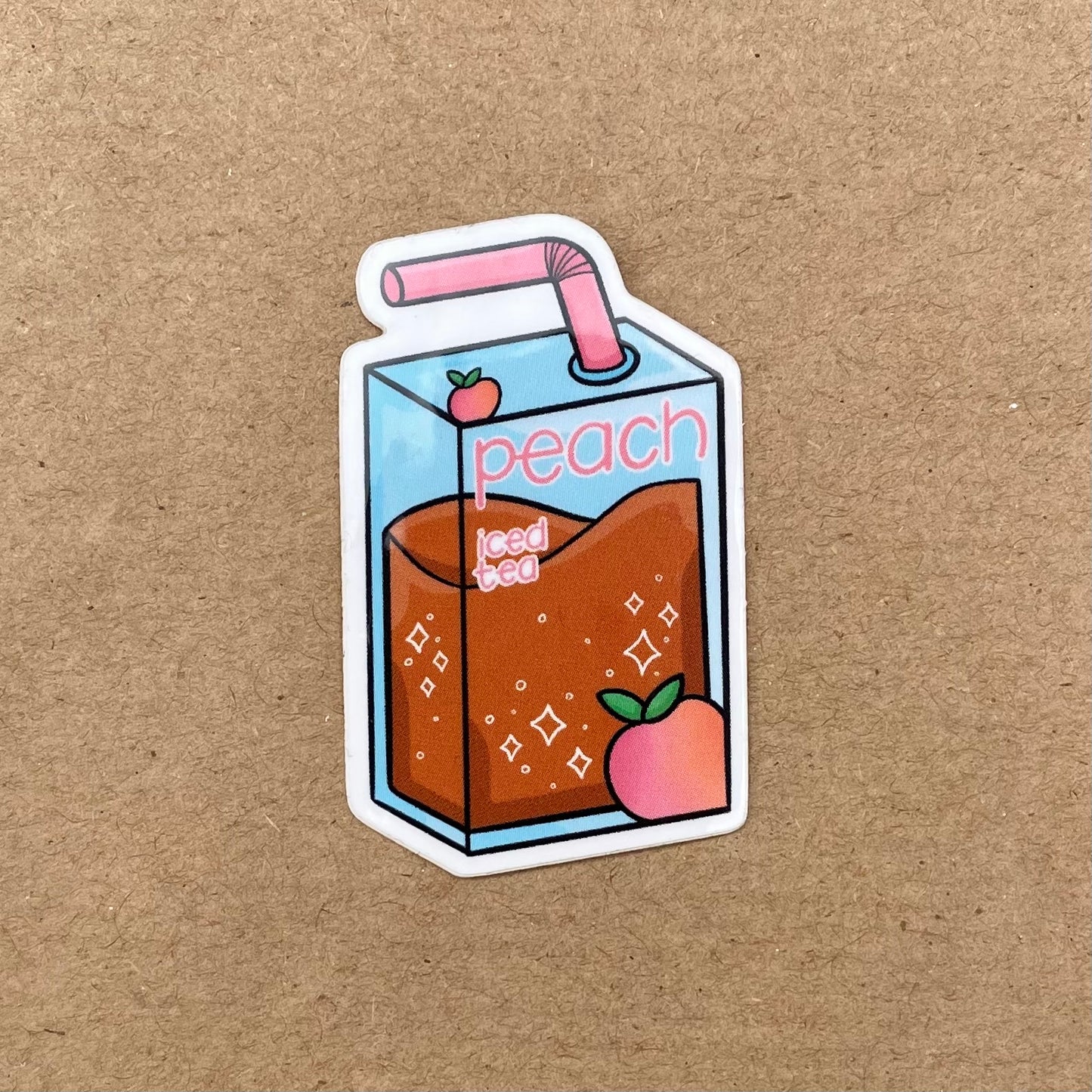 Peach Iced Tea Sticker