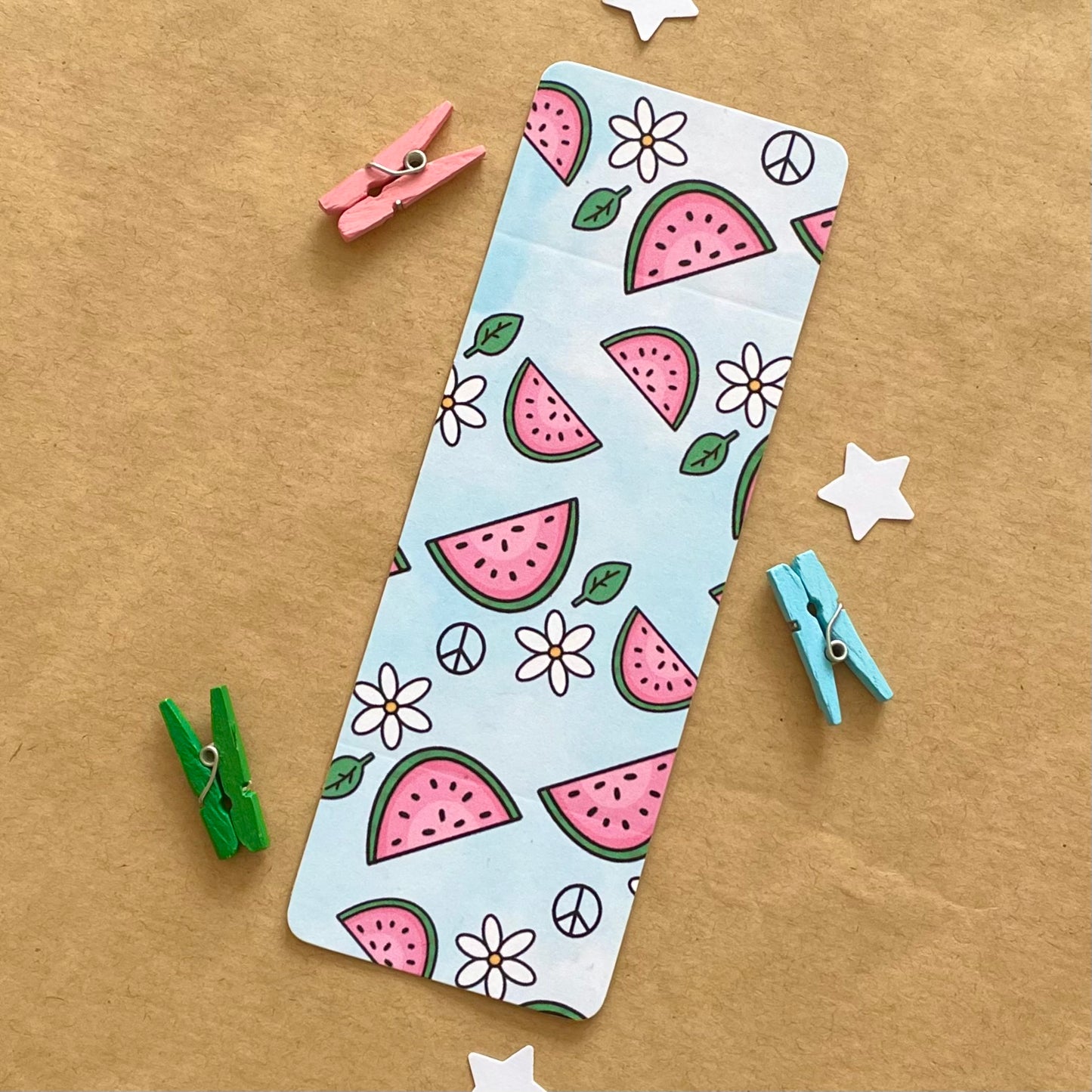 Watermelon Sky - Charity Recycled Bookmark