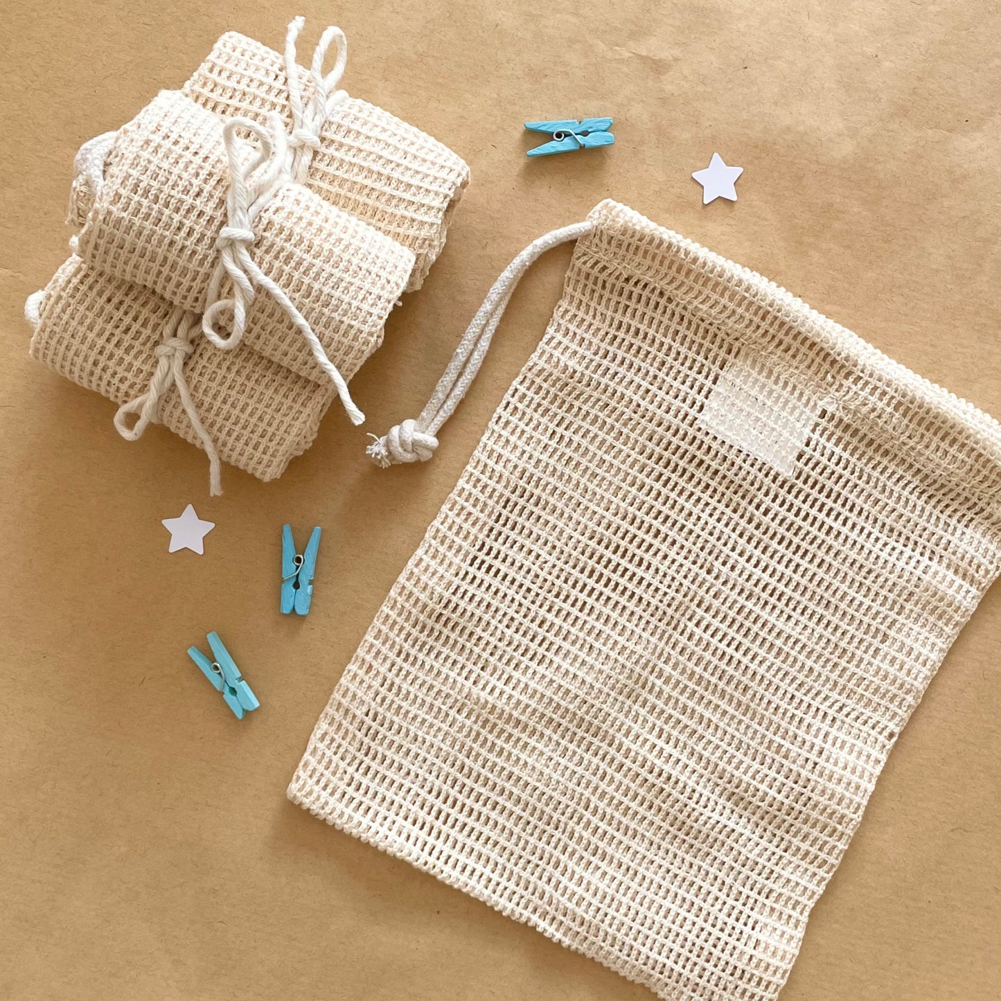 Cotton Net Laundry Bag