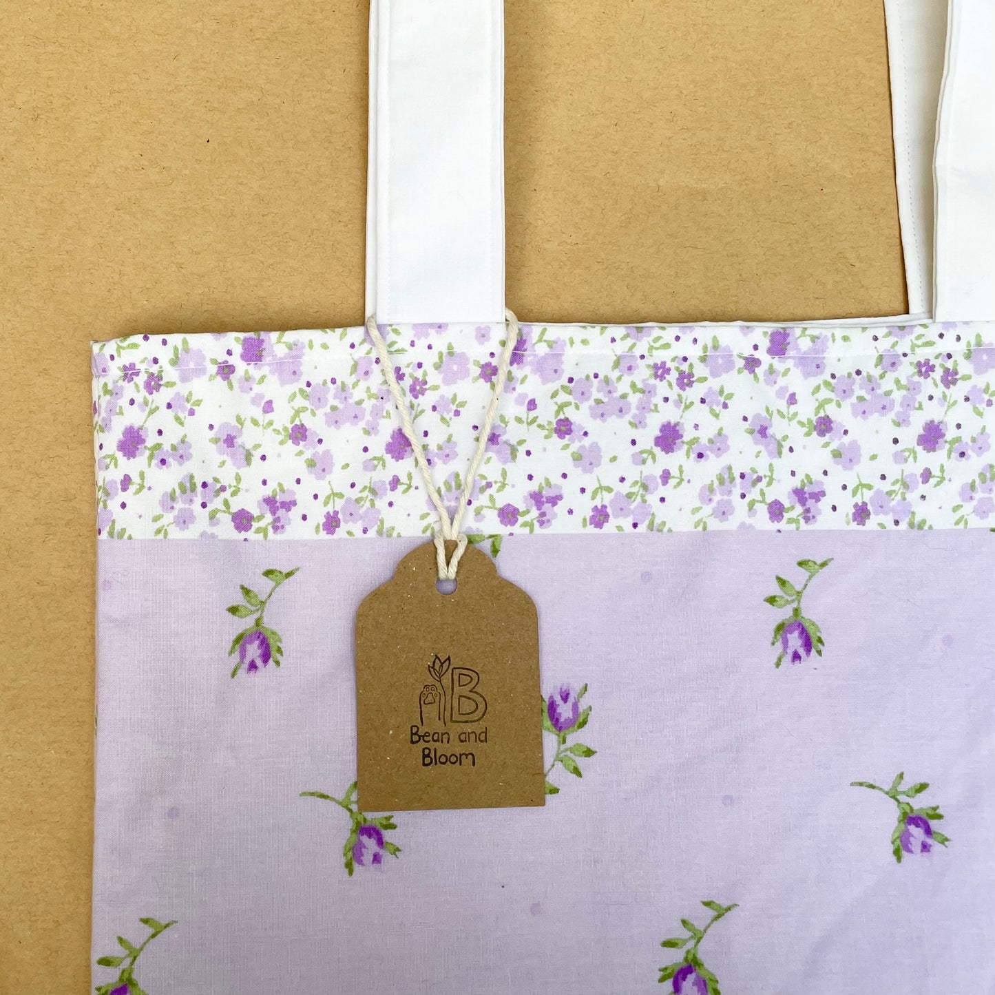 Lilac Blossom - Recycled Tote Bag