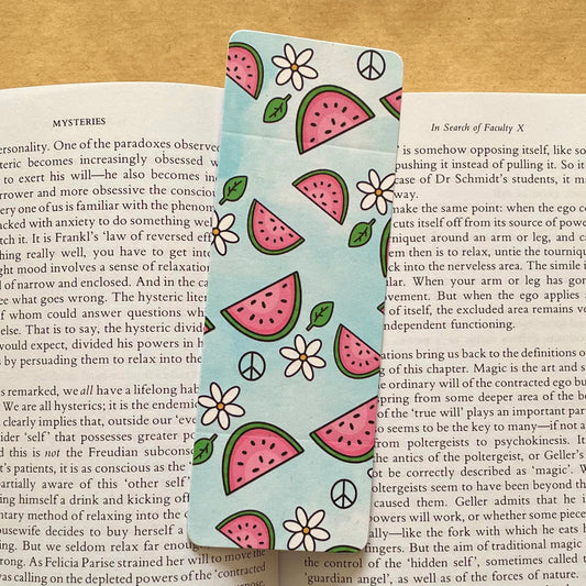 Watermelon Sky - Charity Recycled Bookmark