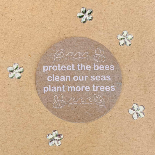 Bees, Seas and Trees Sticker