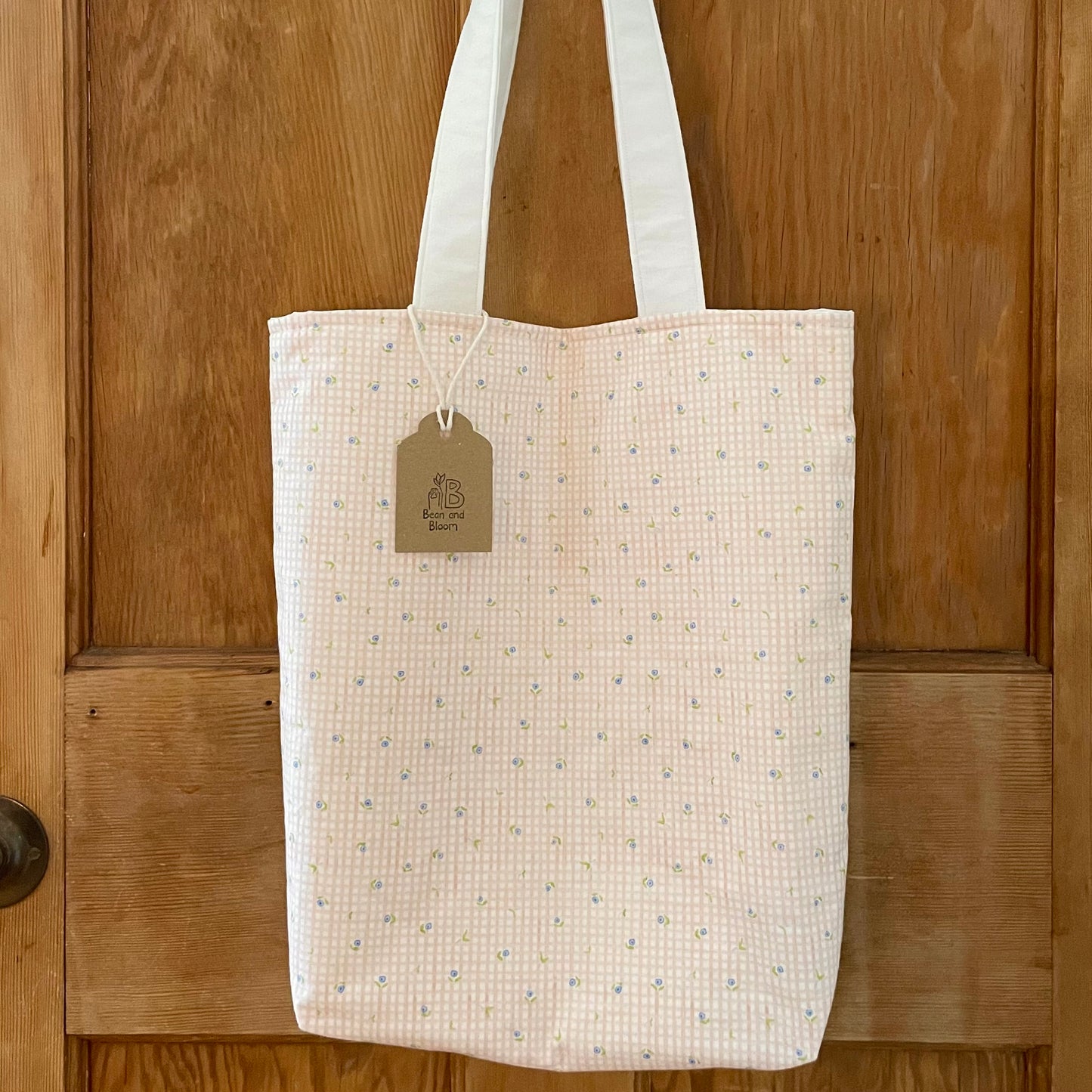 Peachy Cute - Recycled Tote Bag