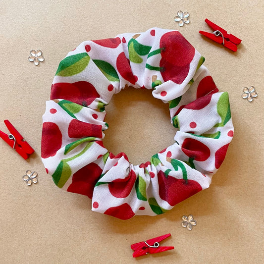 Cheeky Cherries - Recycled Scrunchie
