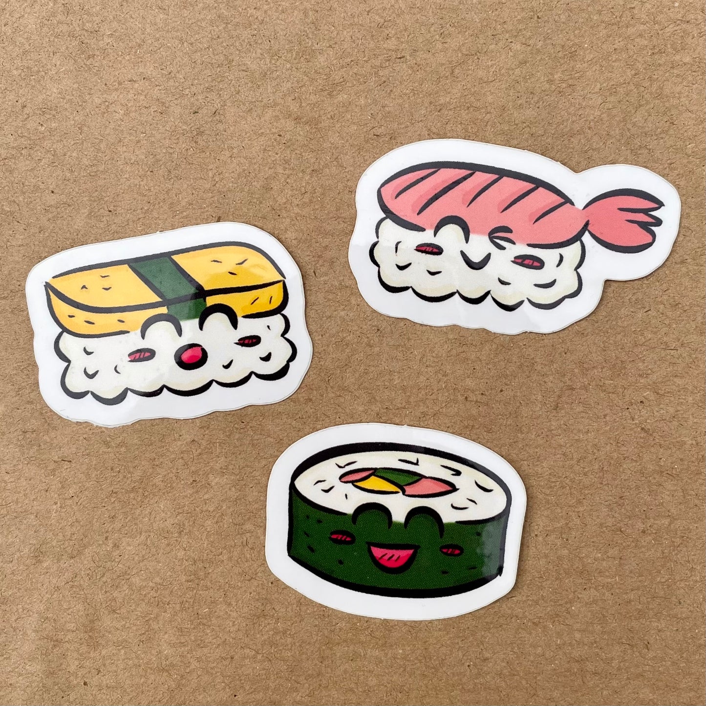 Sushi Trio Sticker Bundle