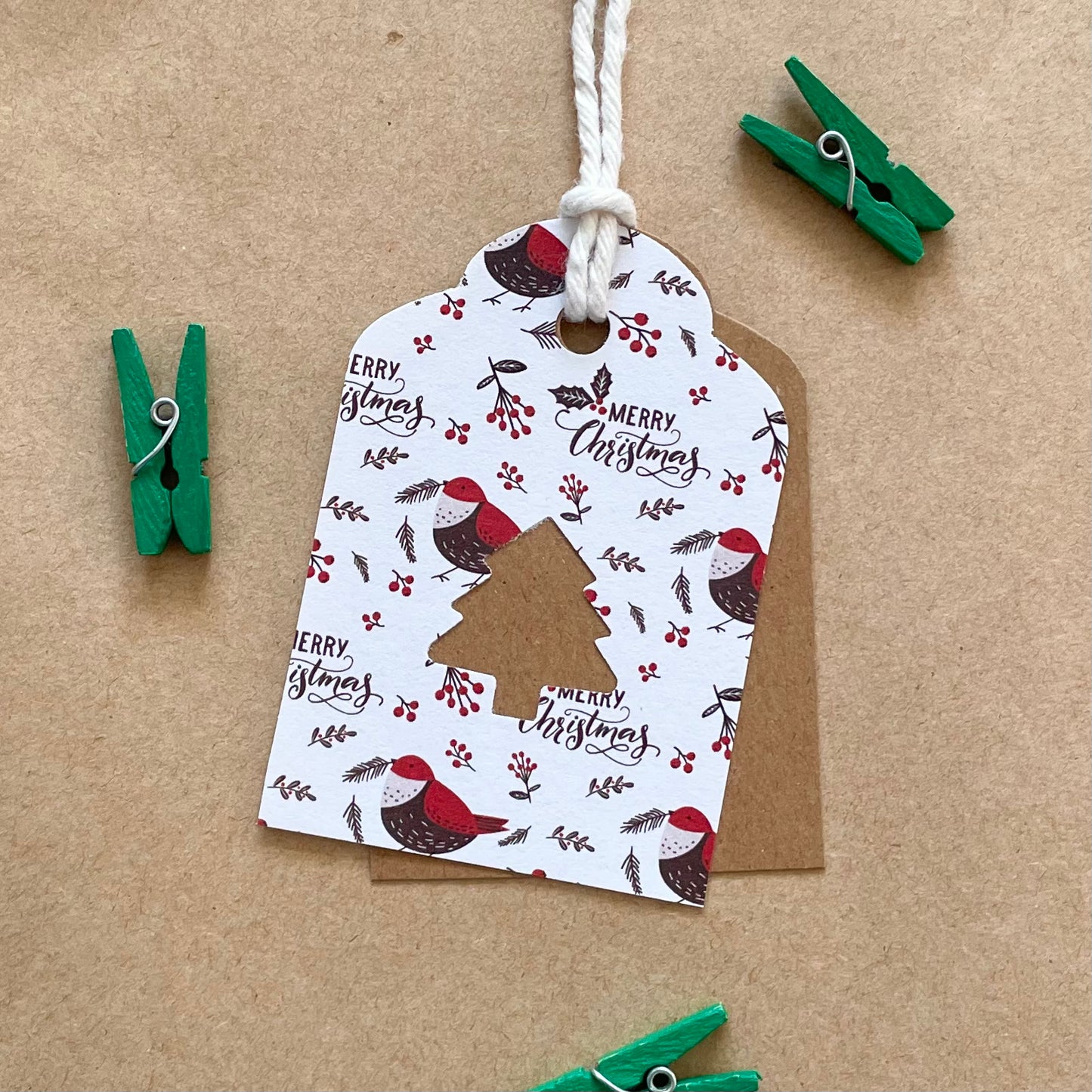 Birds and Berries - Eco Gift Tags