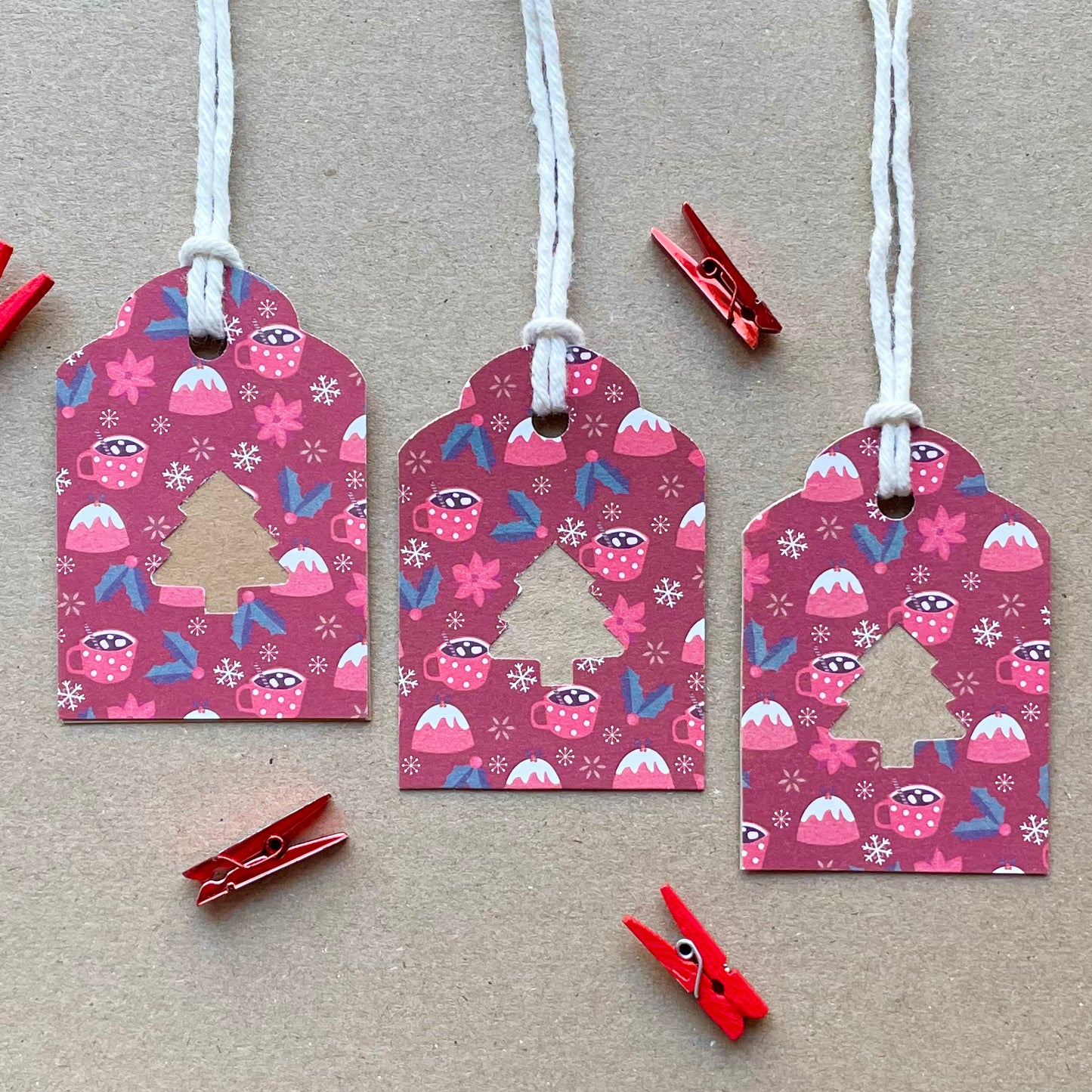 Christmas Cocoa - Eco Gift Tags