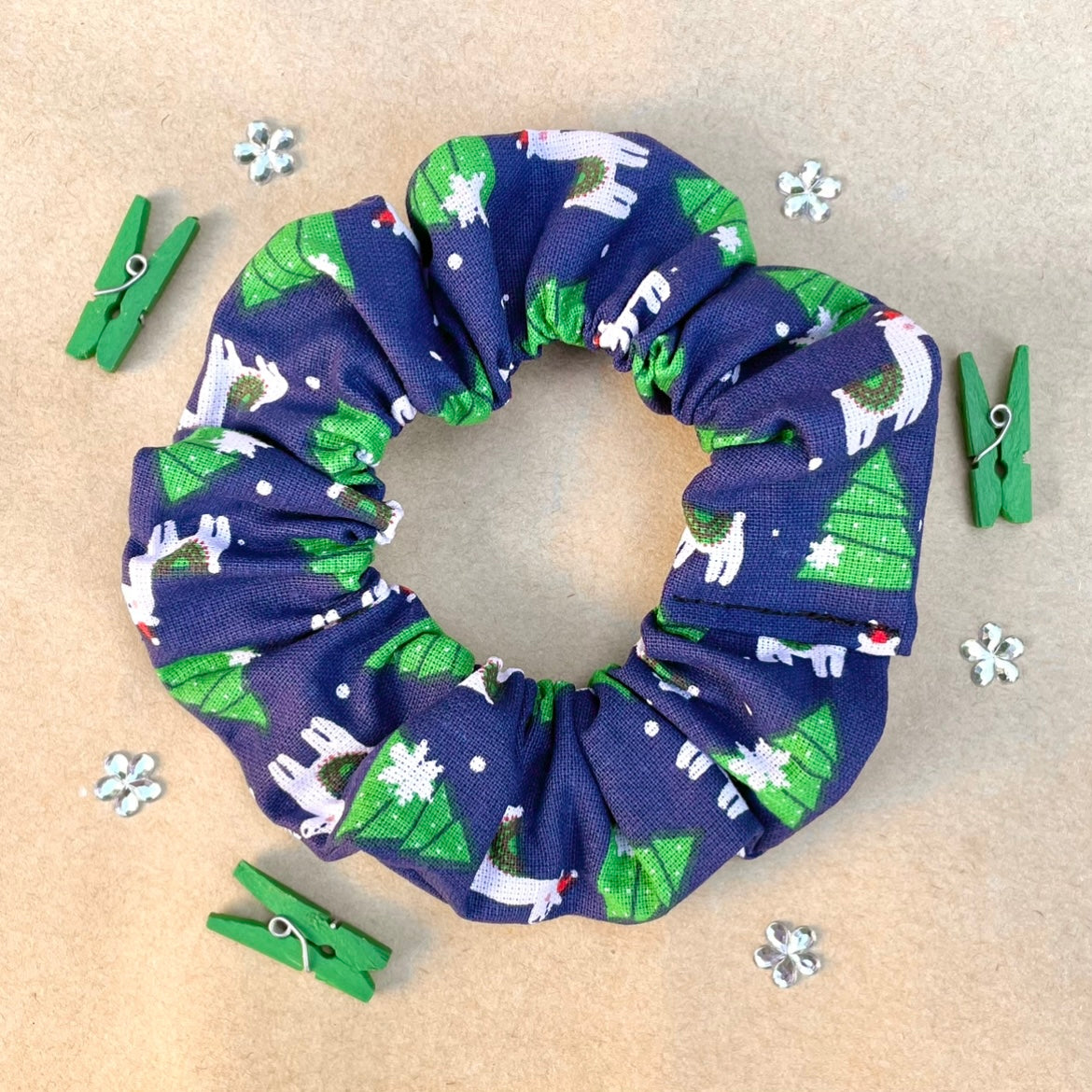 Fa-La-Llamas - Recycled Scrunchie