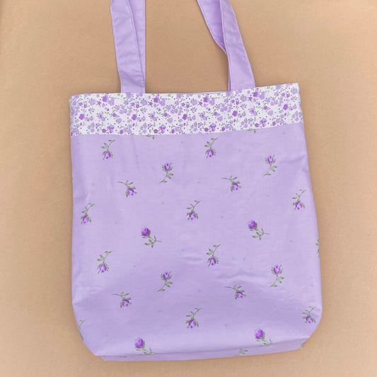 Lilac Blossom - Recycled Tote Bag