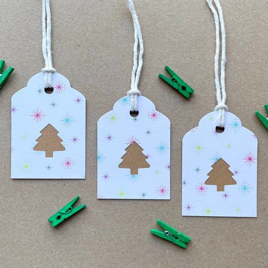 Snowflake Sparkle - Eco Gift Tags