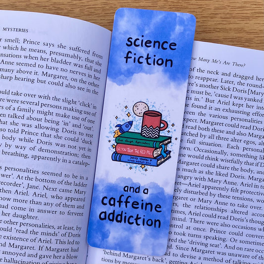 Science Fiction and Caffeine Addiction Bookmark