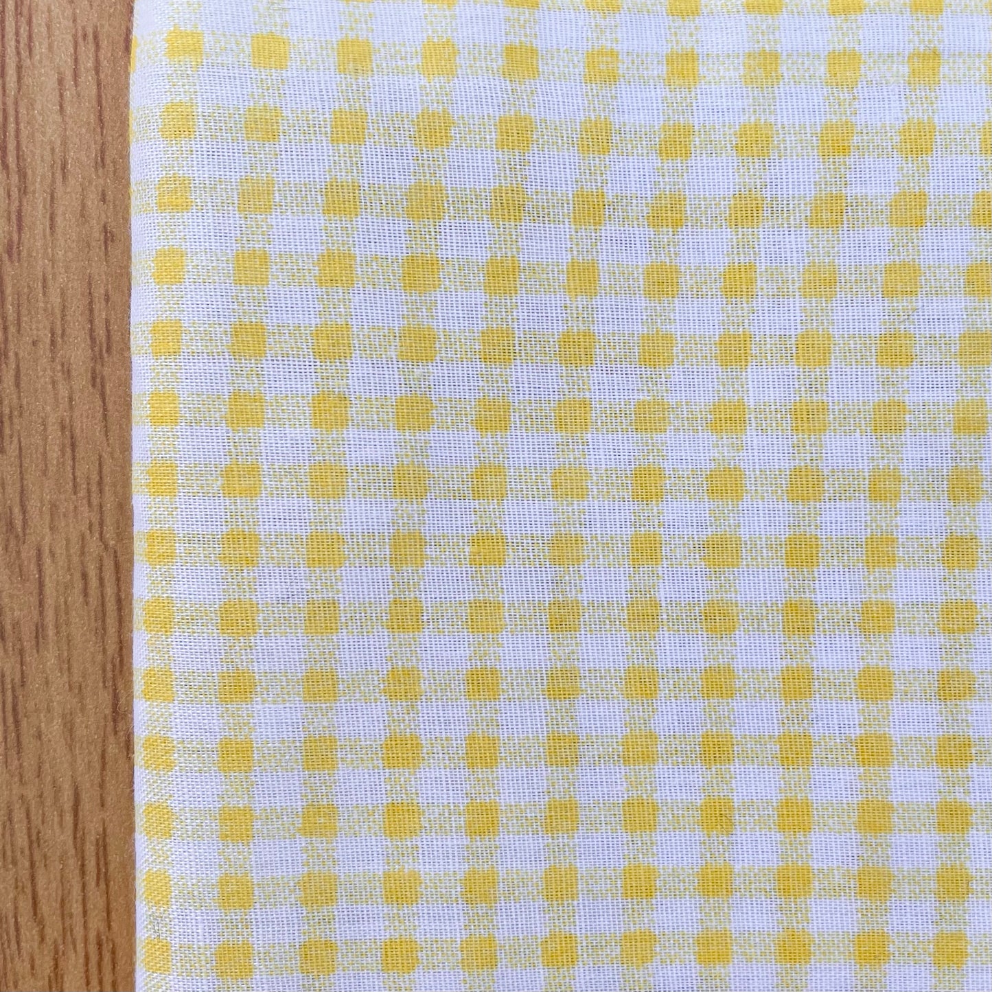 Sunshine Gingham - Recycled Scrunchie